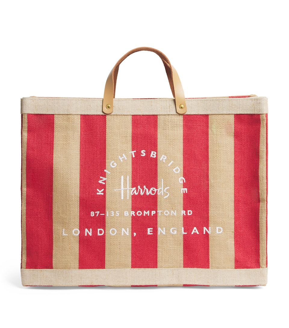 Large Canvas Stripe Knightsbridge Shopper Bag