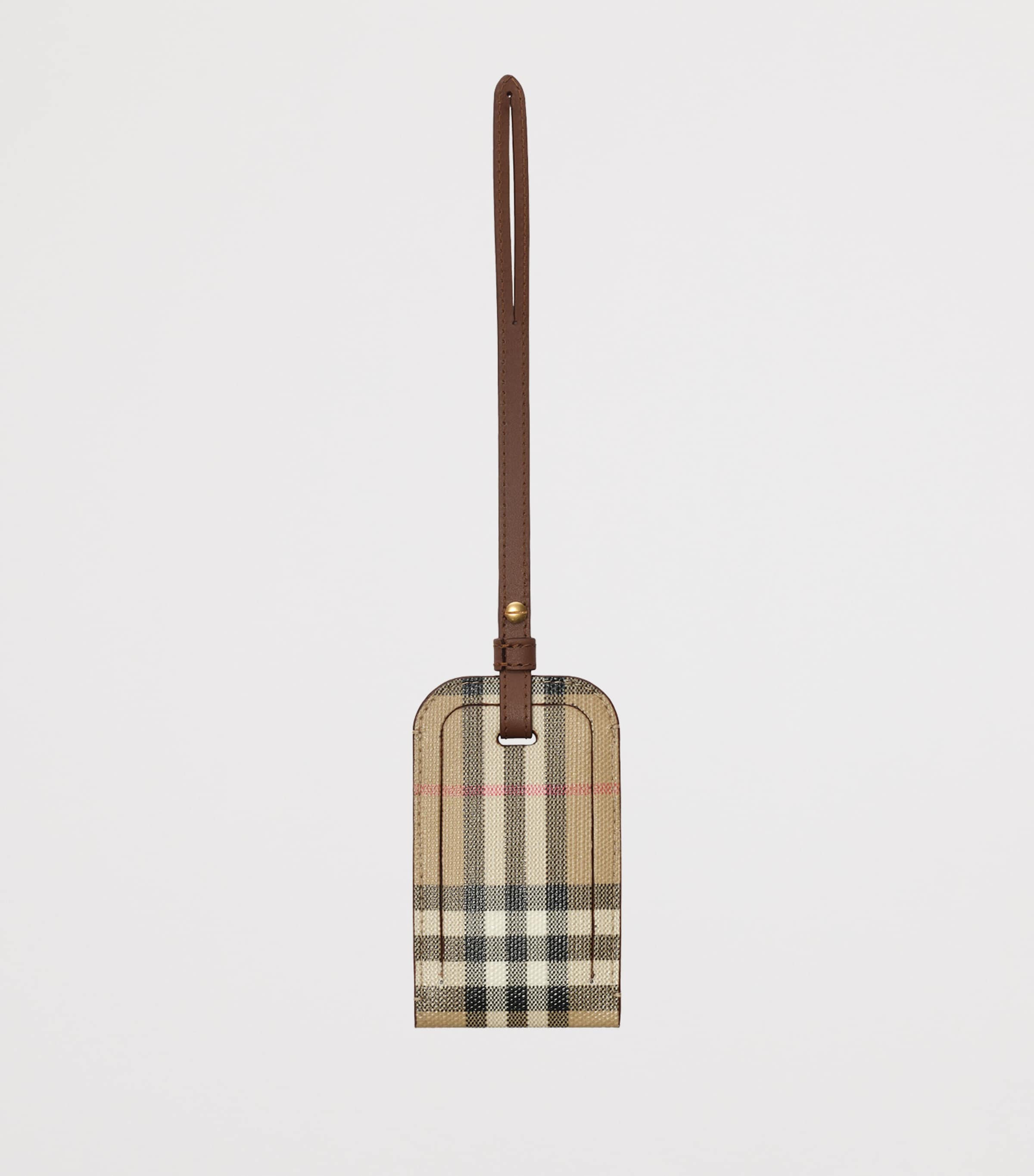 Burberry Cotton Check Luggage Tag Vintage Check Image 2