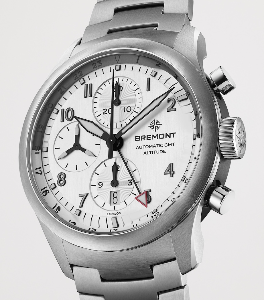 Bremont Sterling Silver Altitude Chronograph GMT 42mm Silver Image 3