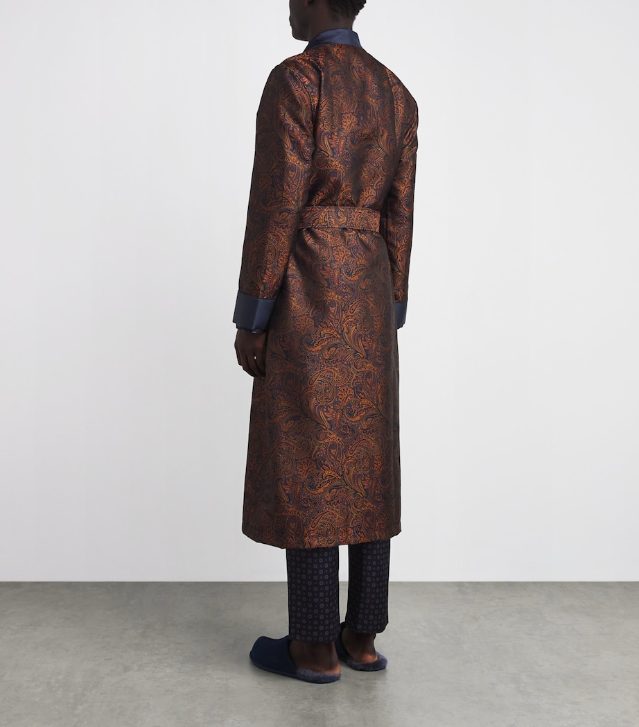 Silk Jacquard Veronia Robe 073NAV Image 3