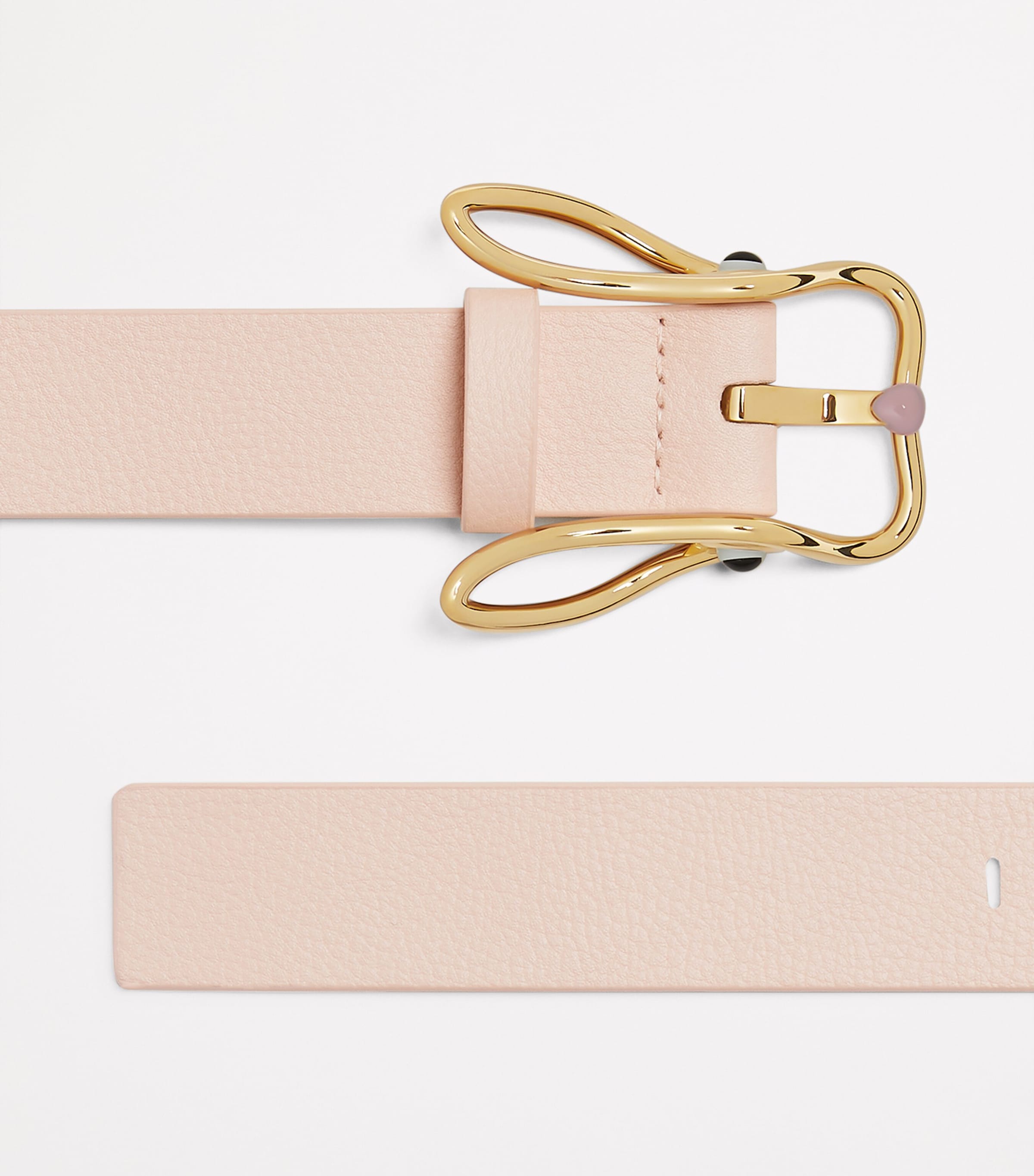 Bottega Veneta Leather Bunny Belt | Harrods US