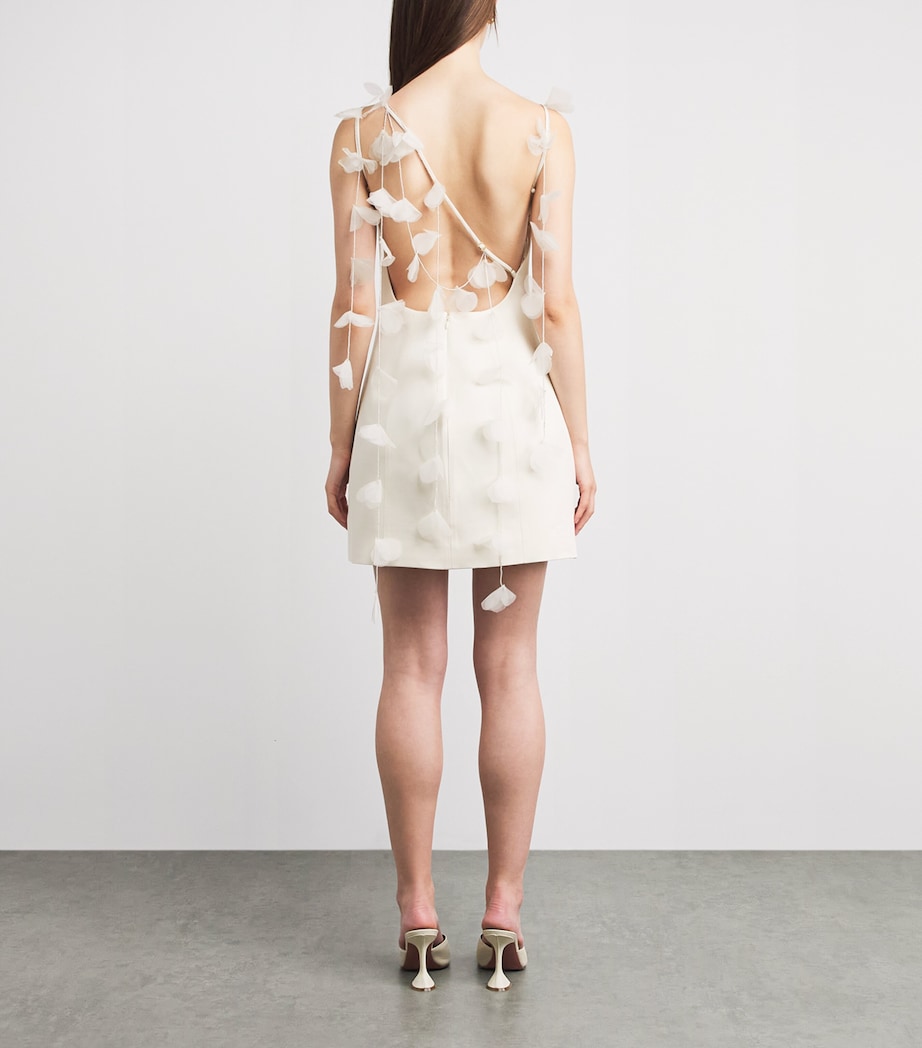 Cult Gaia Womens Wool-Silk Tara Mini Dress Off White Image 4