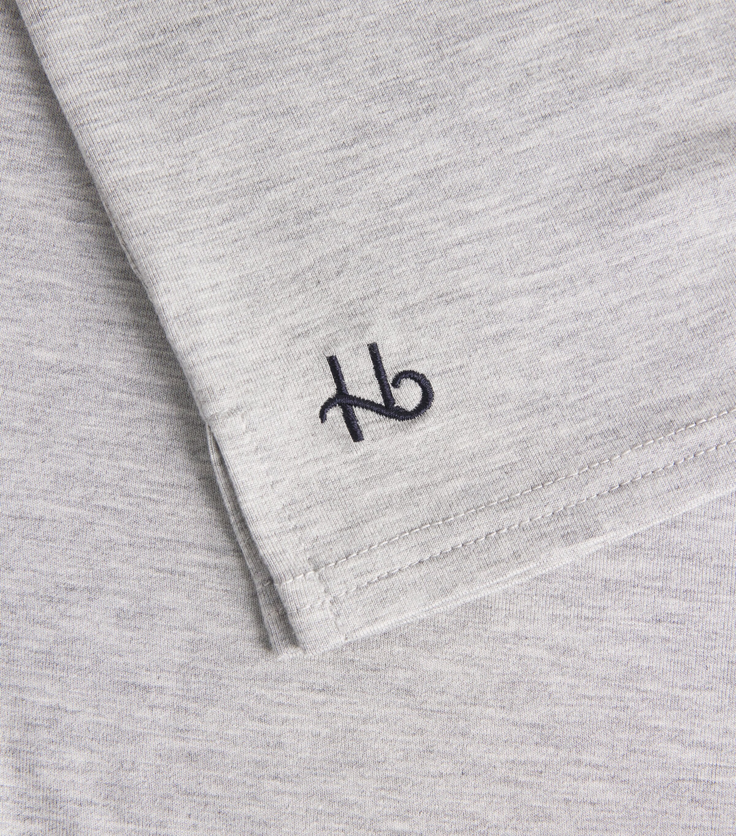 Marlow Lounge T-Shirt LGRN LIGHT GREY/NAVY Image 5