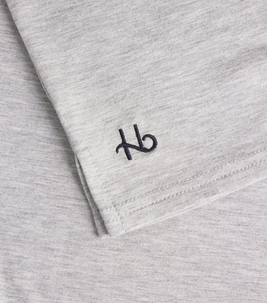 Marlow Lounge T-Shirt LGRN LIGHT GREY/NAVY Image 5