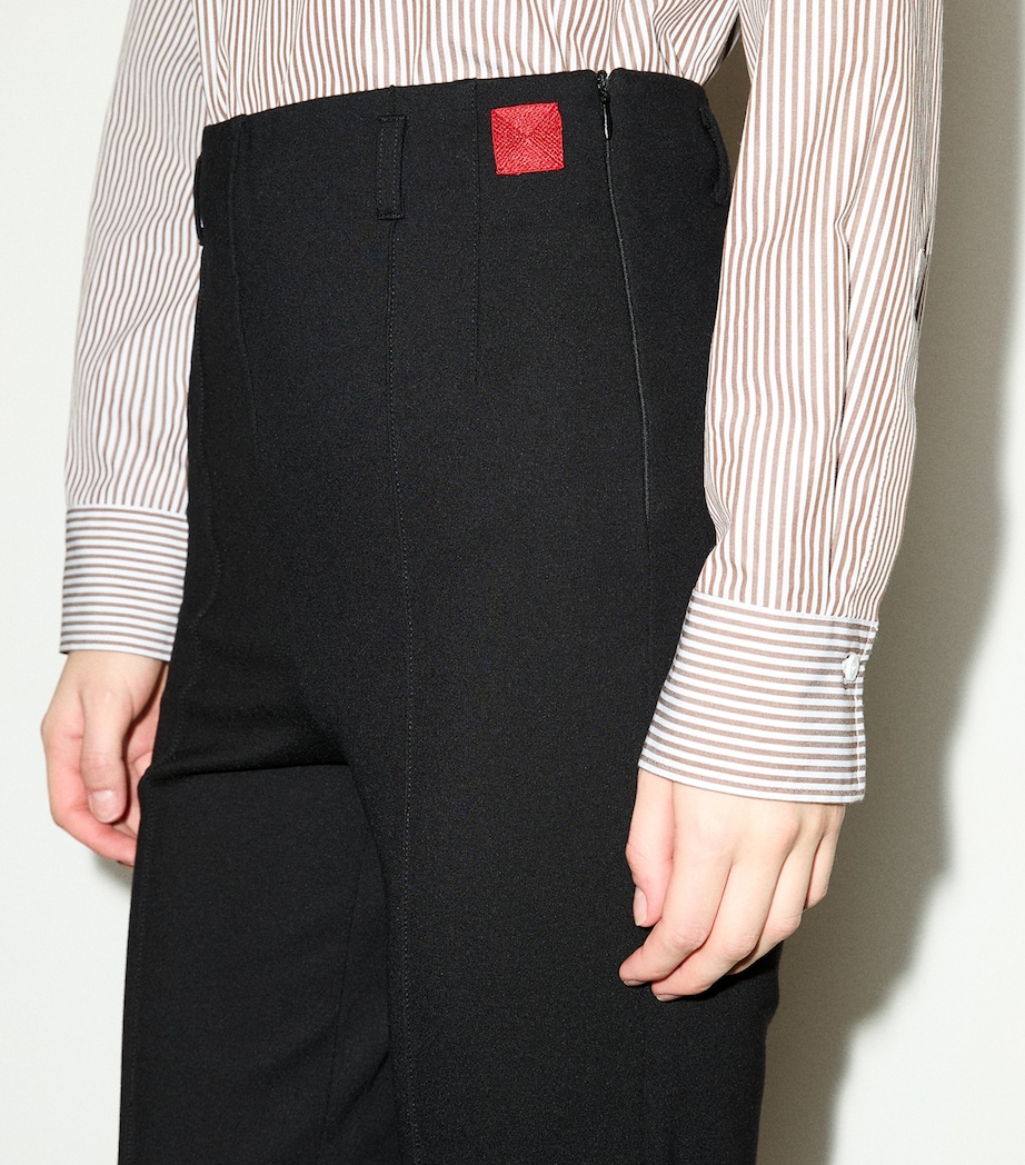 MAX&Co. Womens Jersey Tailored Trousers Black Image 4