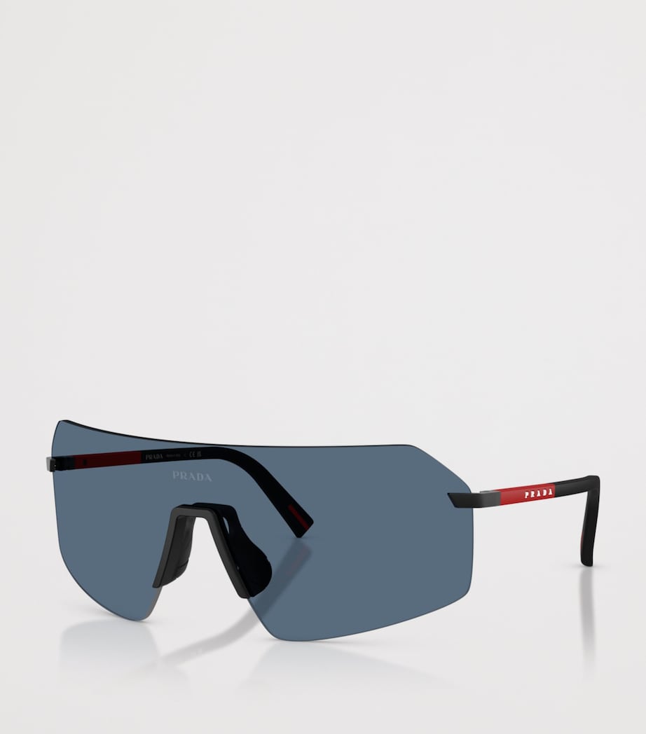 Prada Linea Rossa Metal PR B50S Sunglasses Black Image 2