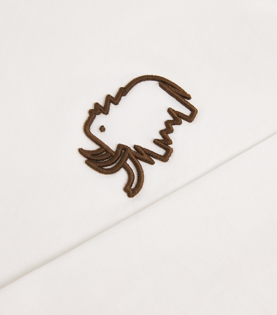 Cotton Mammoth Embroidery T-Shirt (2-14 Years) 100MILK Image 3