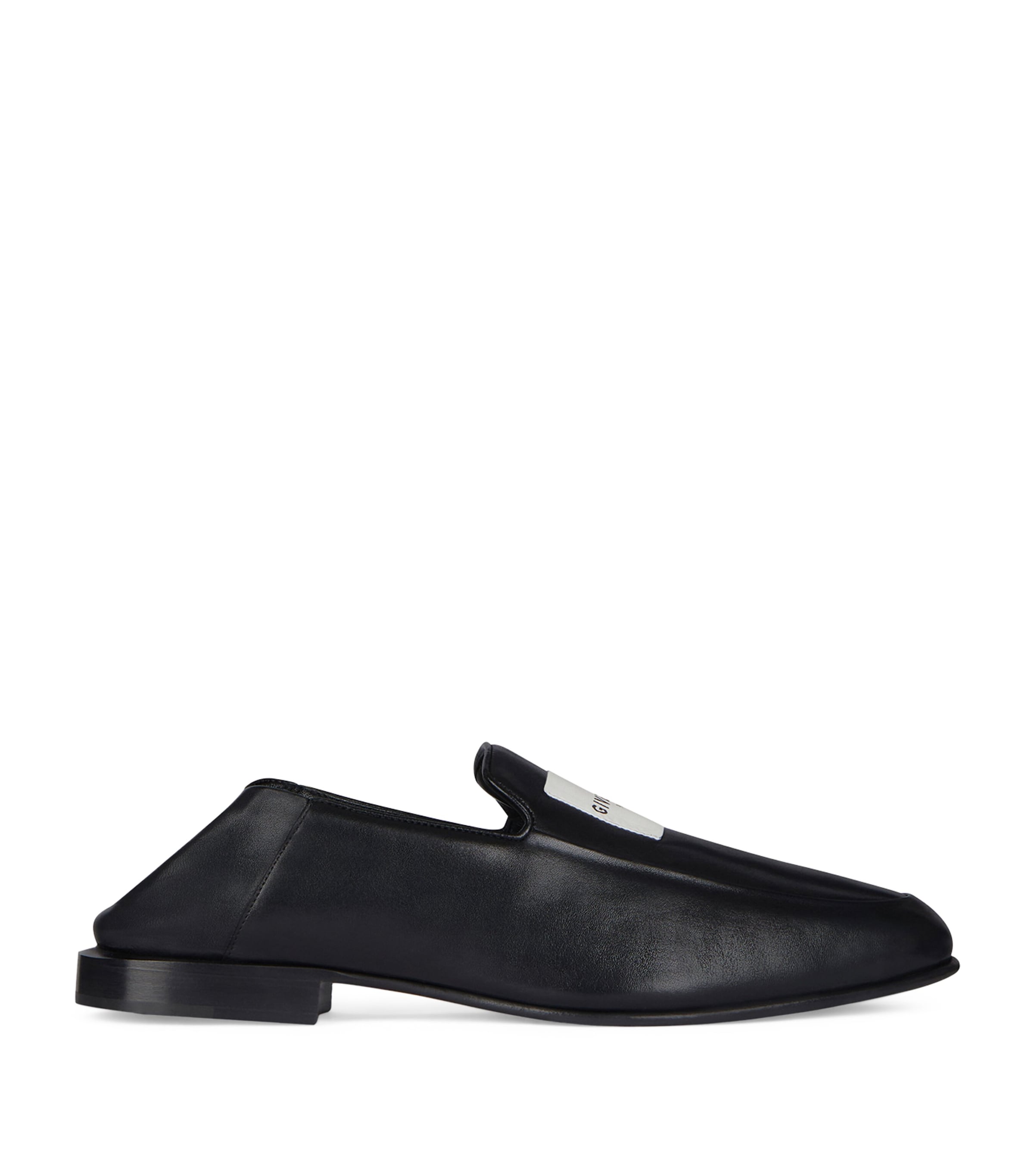 Lambskin Logo Loafers BLACK Image 1