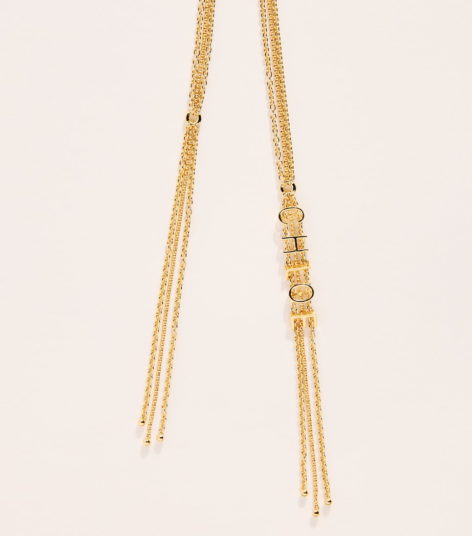 Chloé Mini Belt Long Necklace Vintage Gold Image 2
