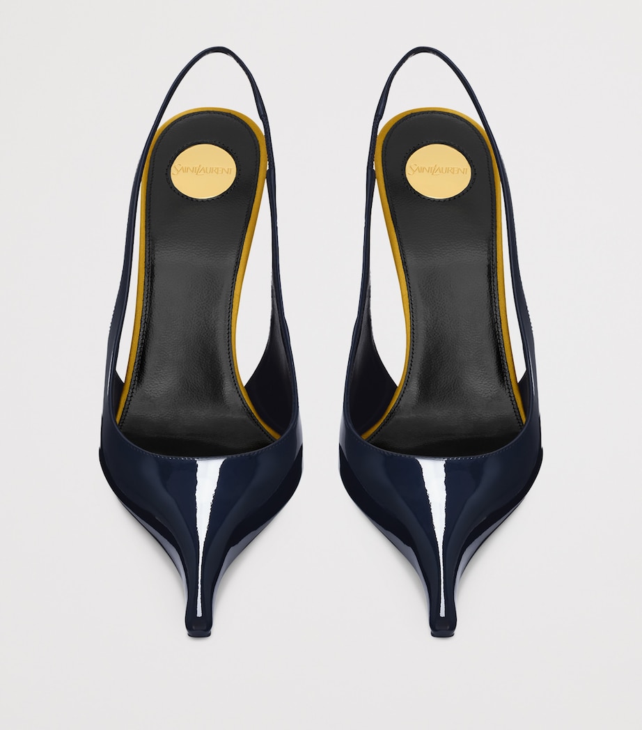 Patent Leather Amalia Slingback Pumps 110 4025 Image 2