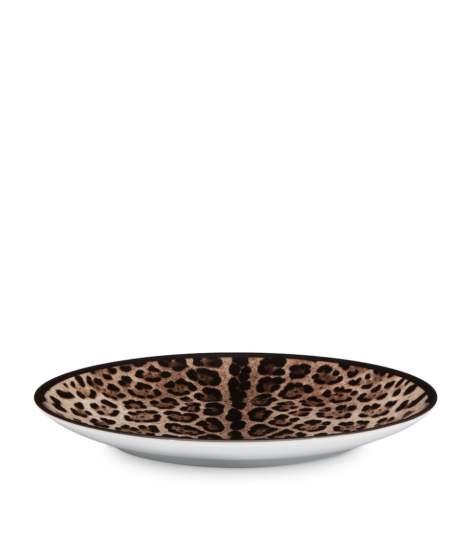 Set of Two Leopard Print Dinner Plates (26cm) UL003 LEOPARDO Image 4