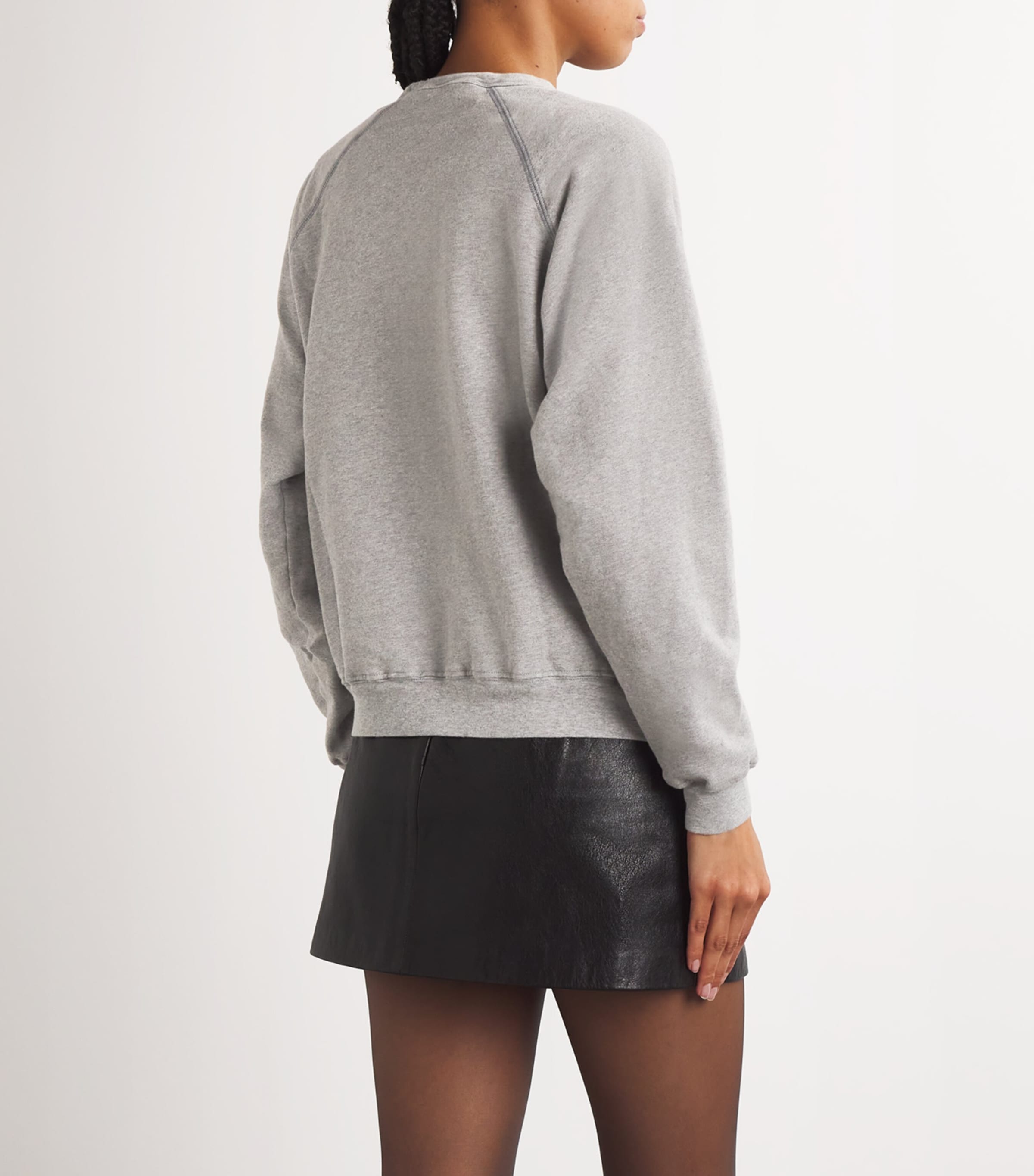 Cotton The Biggie Concert Sweatshirt  HEATHER GREY Image 4