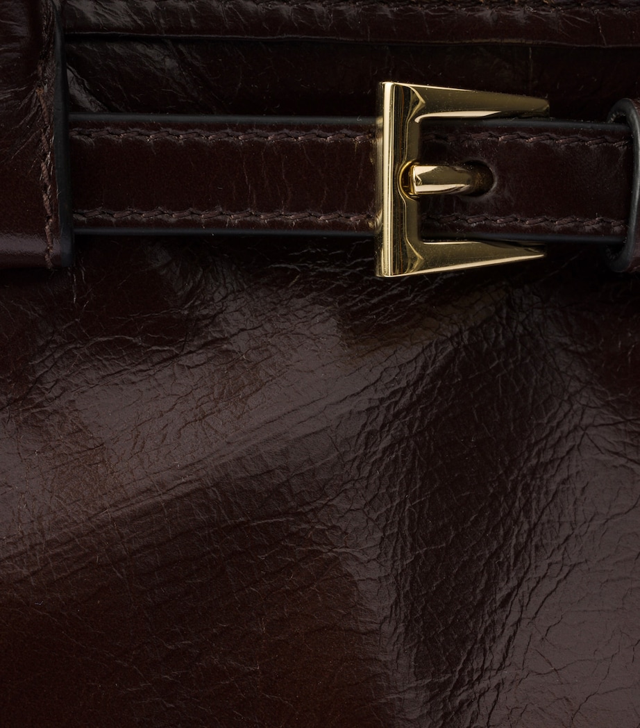 Prada Medium Leather Shoulder Bag Image 9