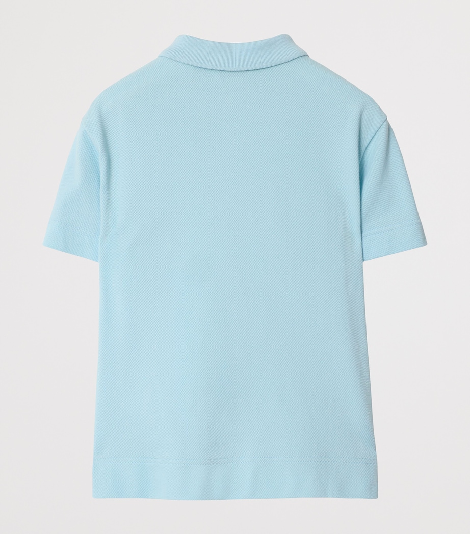 Cotton Thomas Bear Polo Shirt (3-12 Years) CLOUD BLUE Image 2