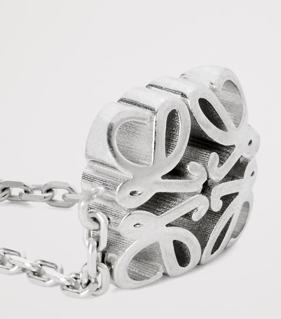 LOEWE Sterling Silver Bombé Anagram Bracelet Silver Image 2