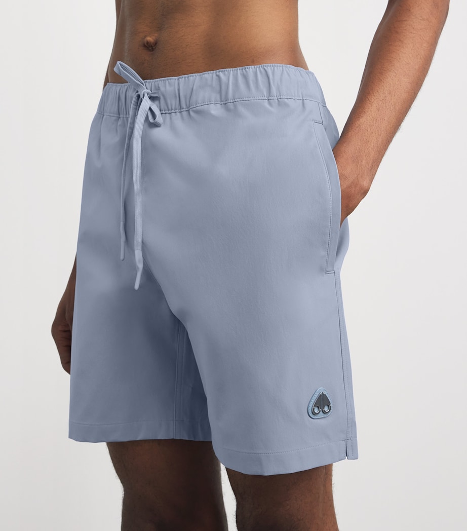 Moose Knuckles Mens Drawstring Swim Shorts Jet Stream Image 4