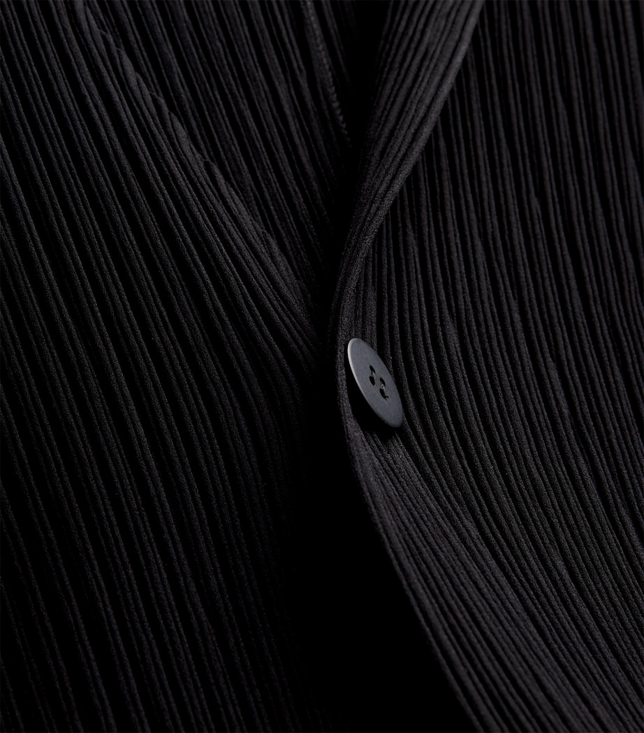 Hatching Pleats Longline Coat 15 Image 5