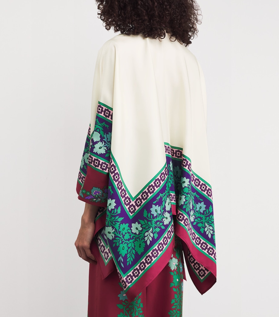 Silk Regalia Print Foulard Shirt RE01REGALIA PLACEE Image 4