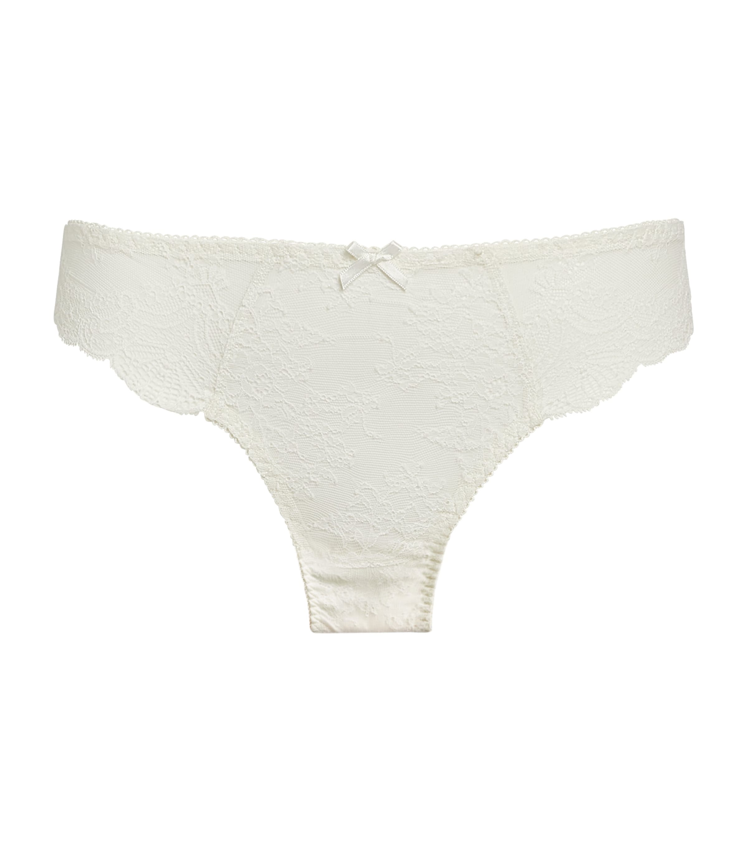 Aubade Dans Des Sens Lace Bikini Briefs In Ivory