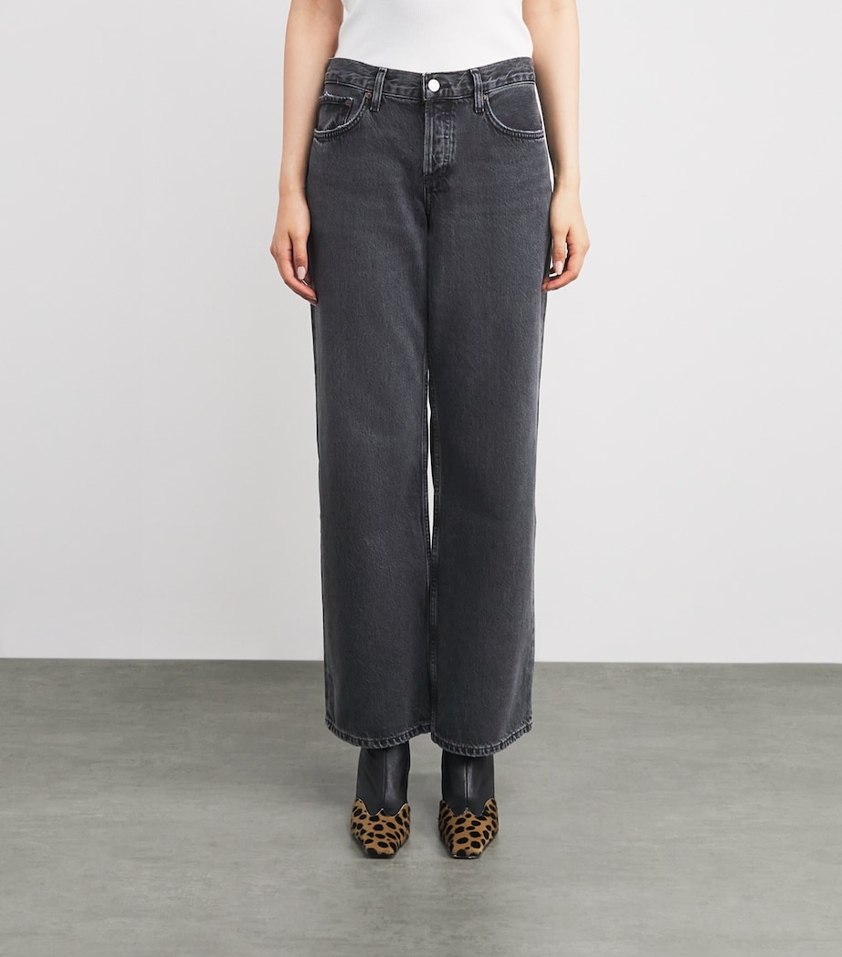 Low-Rise Loose Jeans SYMBOLIC Image 3