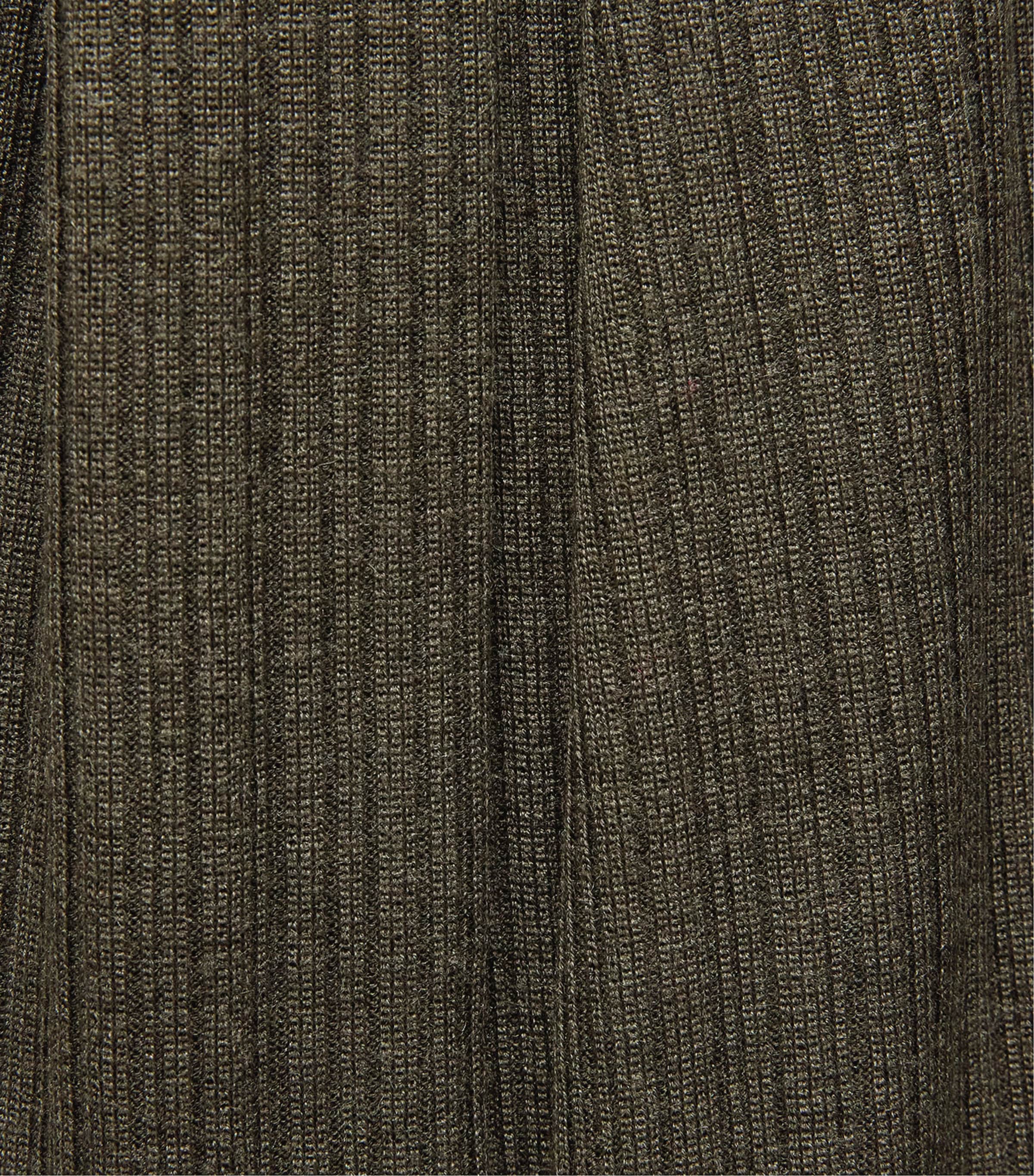 Agnona Womens Cashmere-Wool-Silk Corteccia Stitch Trousers Green Olive Image 6