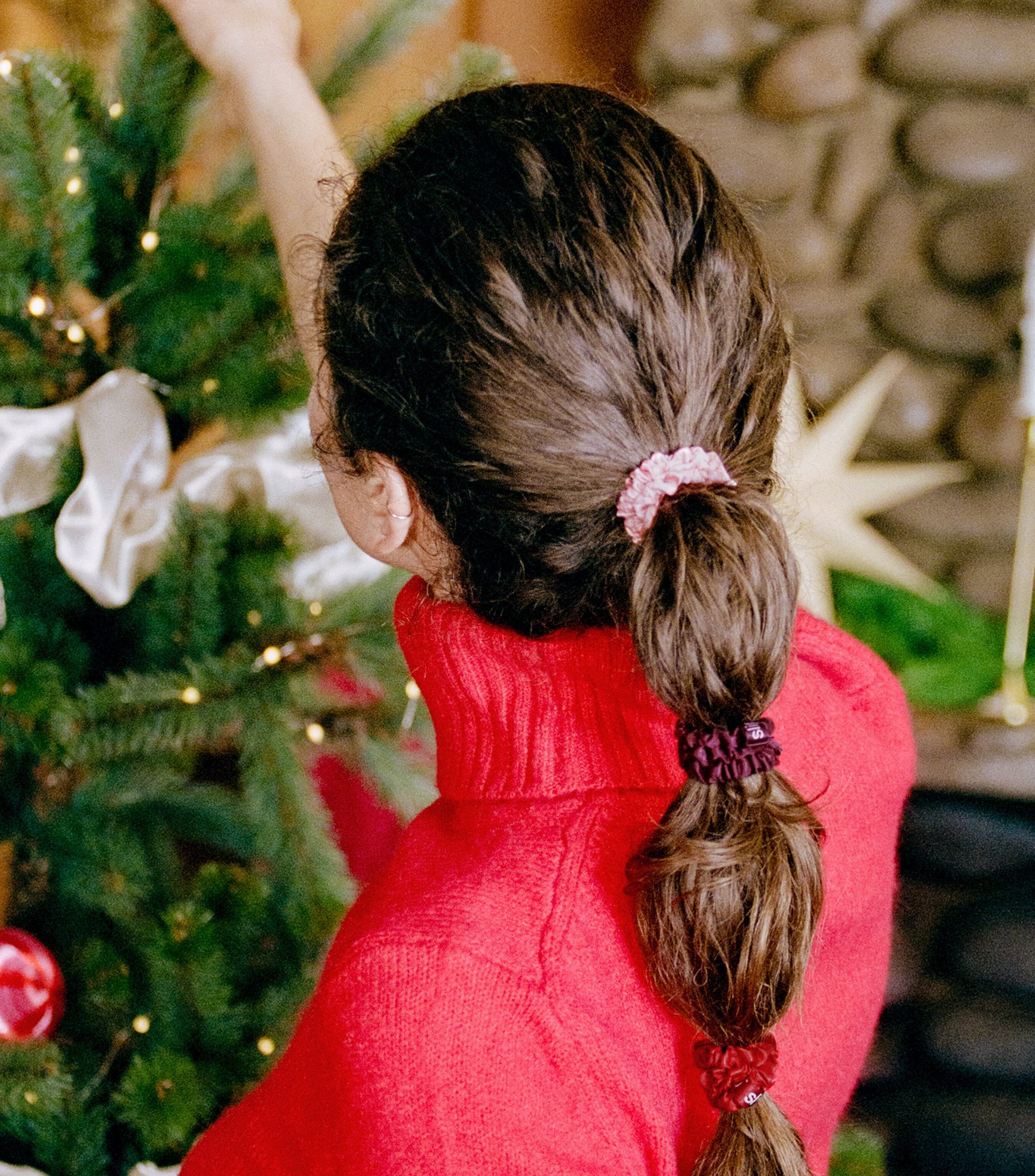 Slip Pure Silk Emmie Skinny Scrunchie Trio Tree Decoration (Set of 3) Emmie Image 3