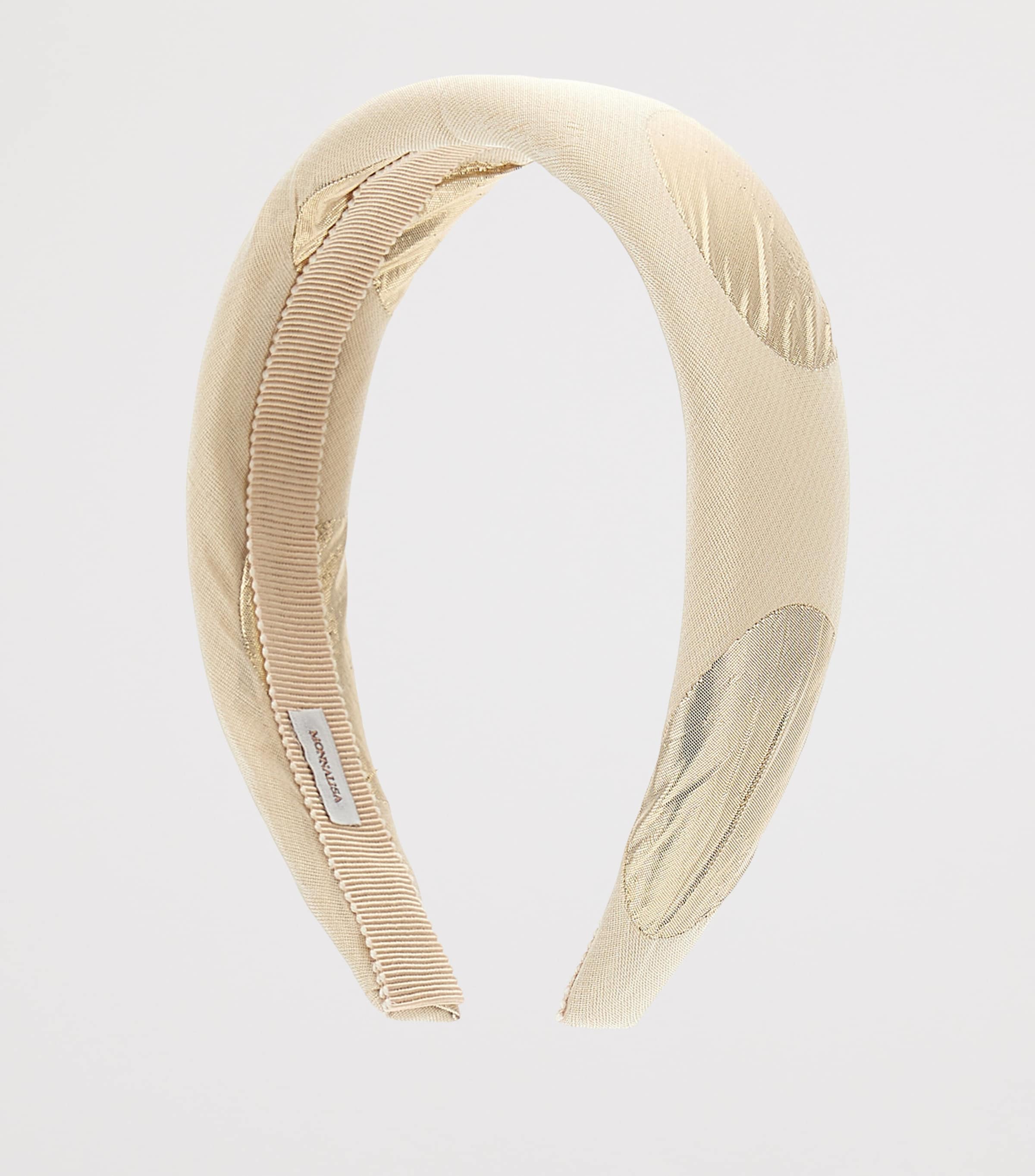 Taffeta Jacquard Headband ORO Image 2