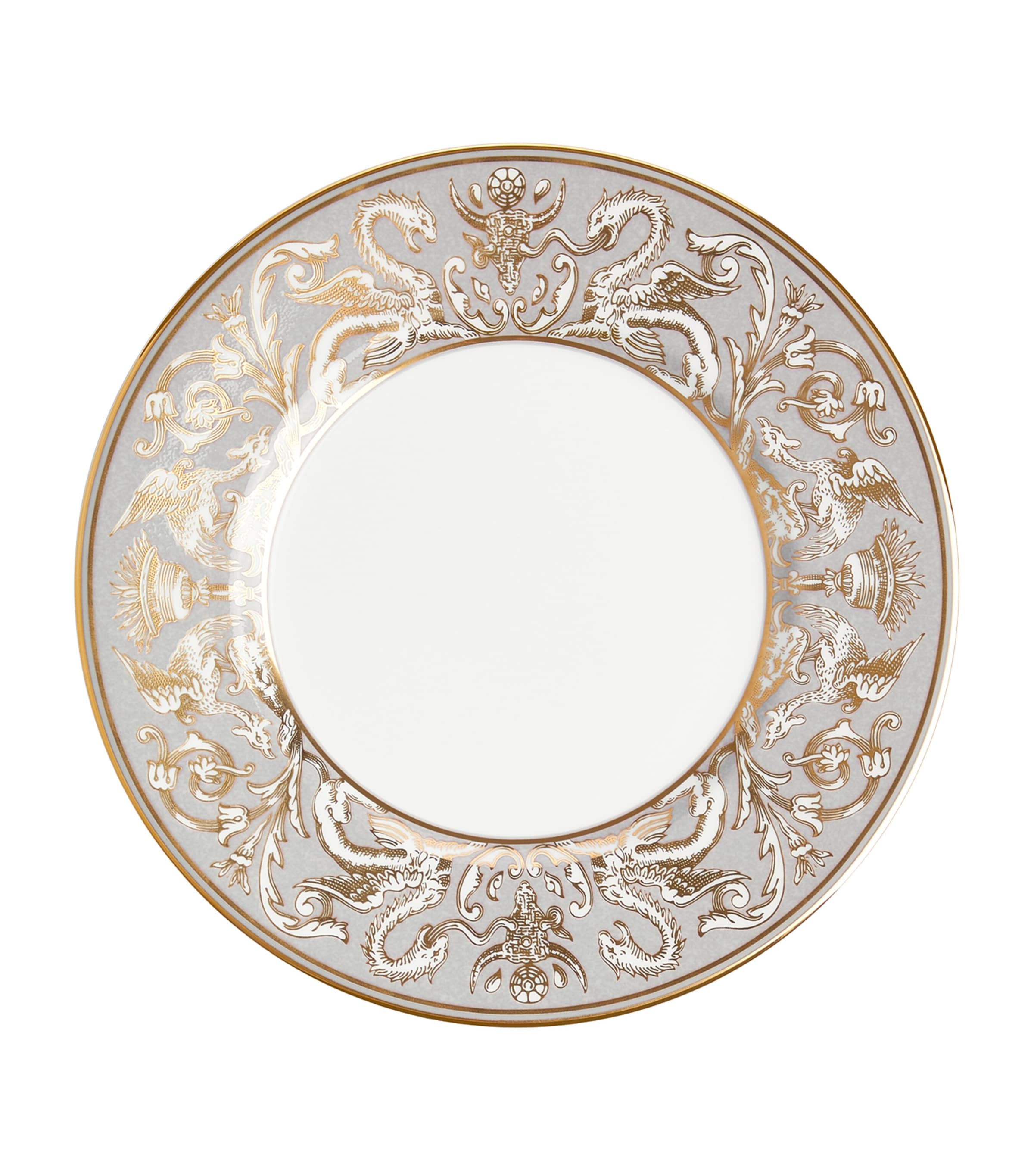 Wedgwood Renaissance Grey Plate In Grey