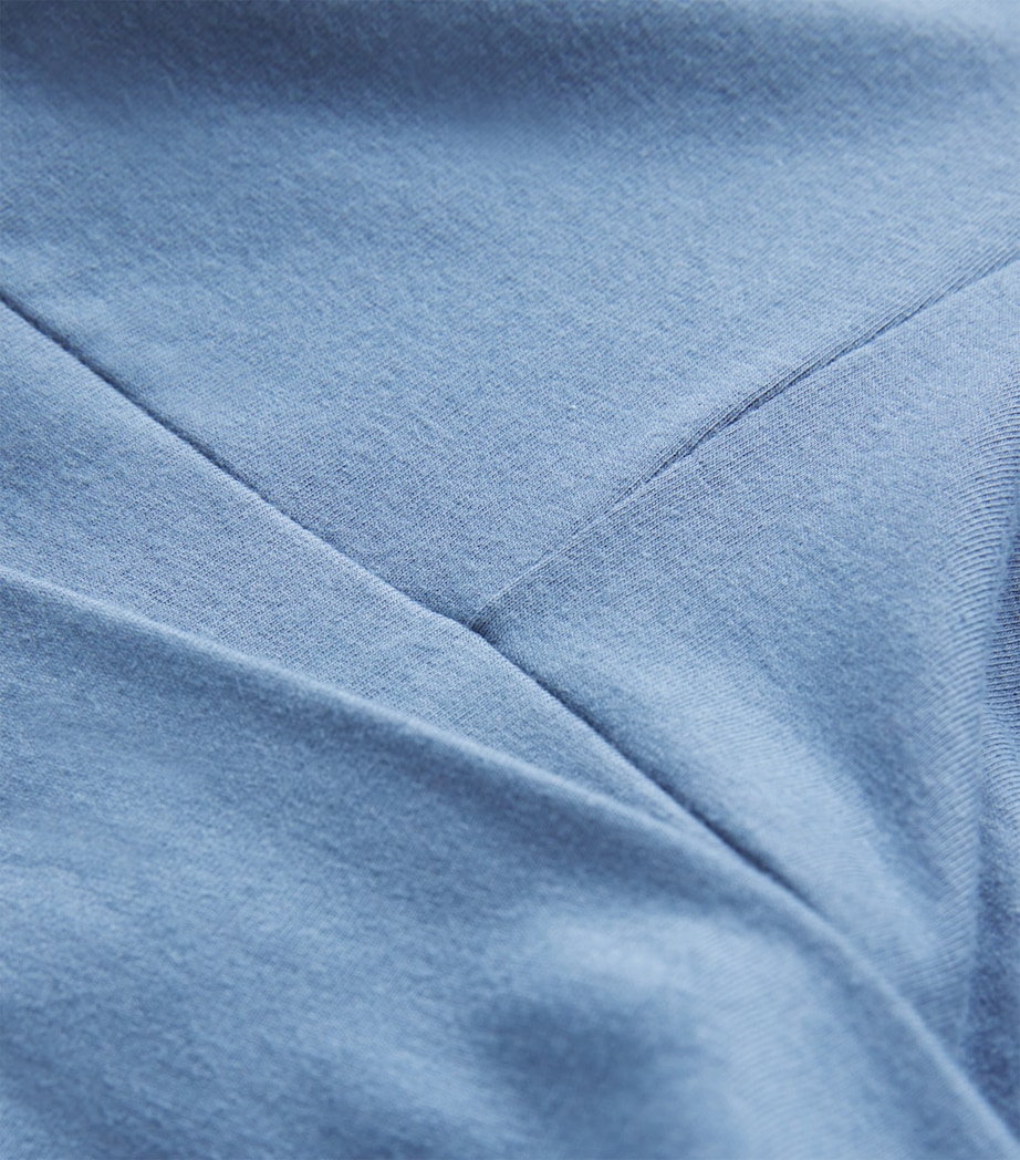 Cotton-Blend Jersey Foldover Trousers HARBOR Image 5