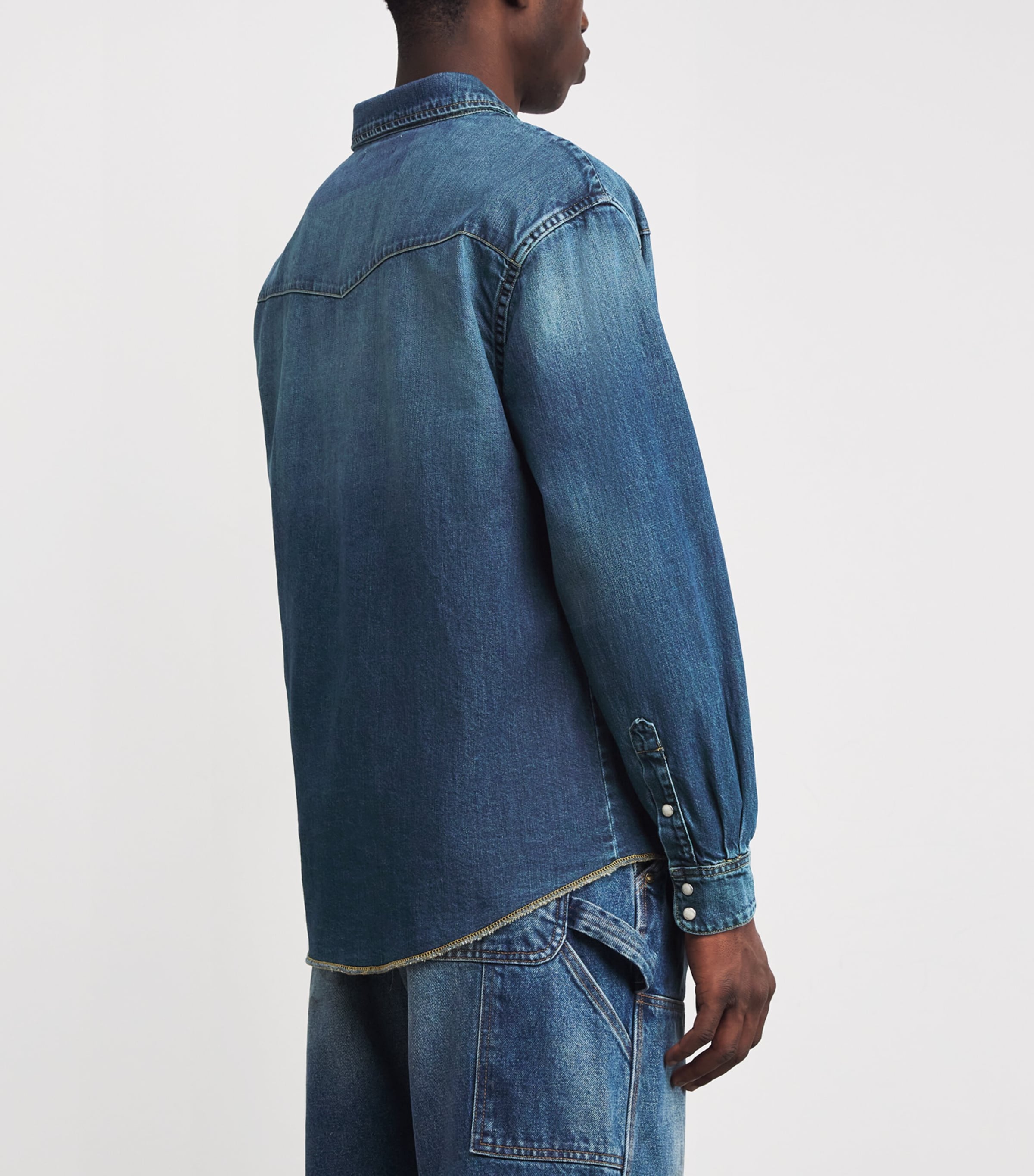 Western Denim Shirt DENIM Image 4