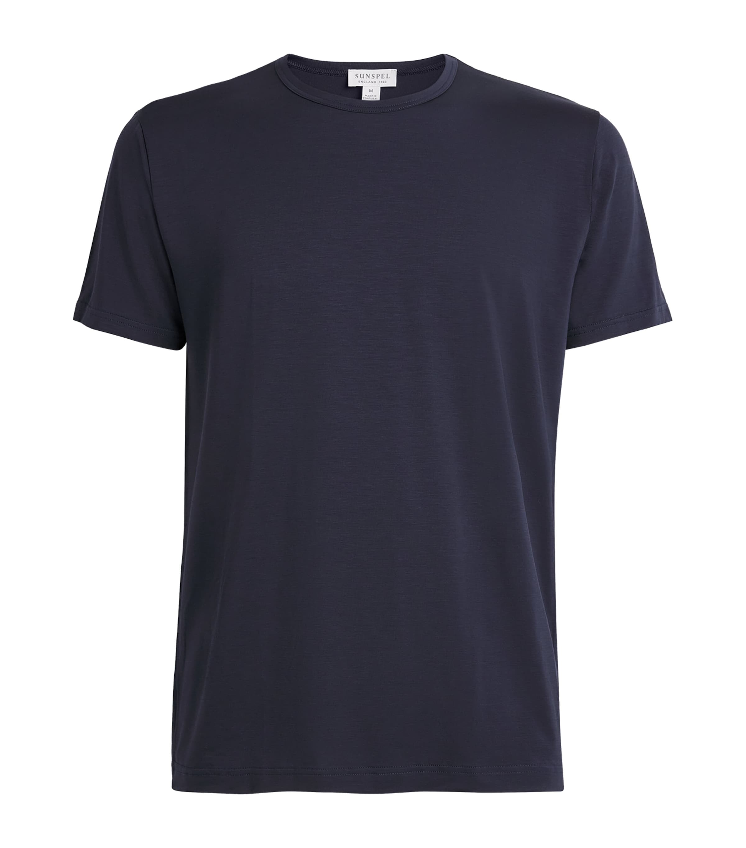 Tencel Stretch T-Shirt BUAA - NAVY Image 1