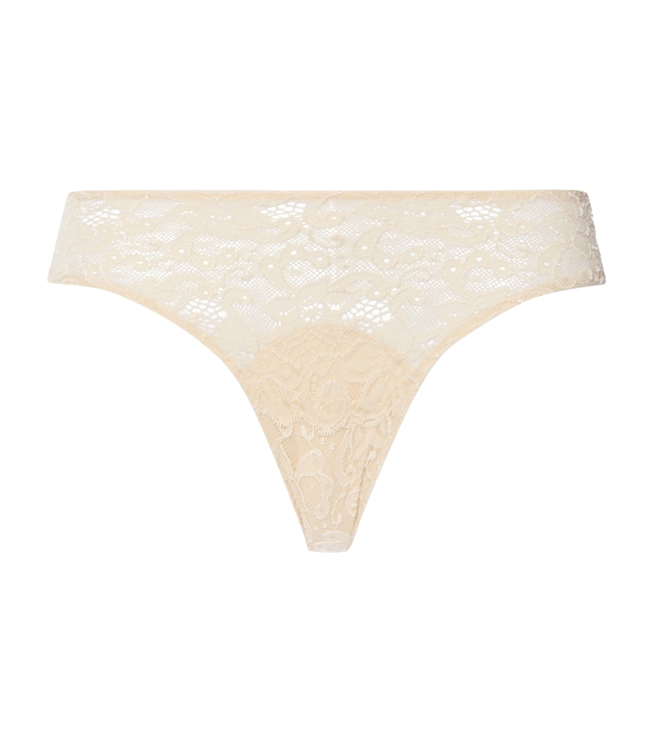Hanro Womens Cotton-Blend Moments Mini Briefs Summer Sand Image 1