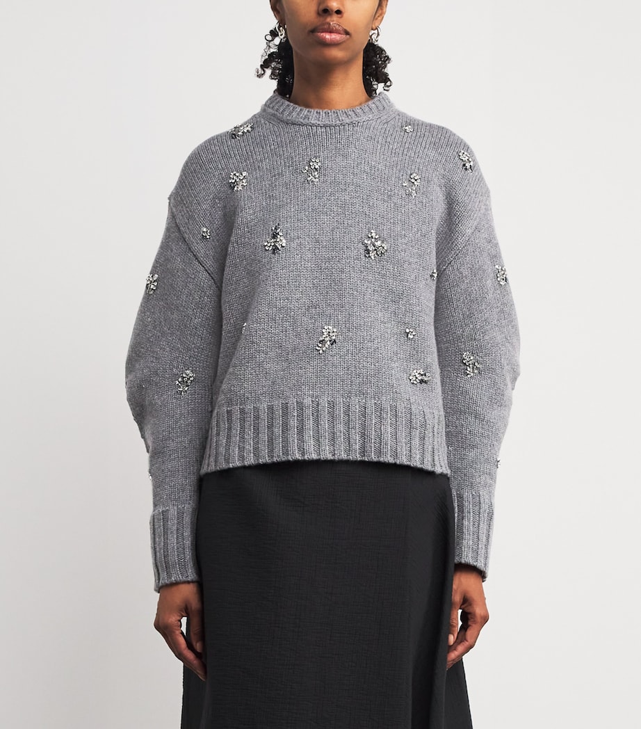 Wool-Cashmere Coraline Sweater BLACK Image 3