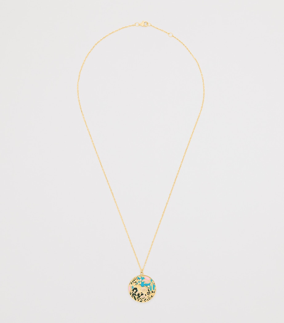 L'ATELIER NAWBAR Yellow Gold and Diamond Trunks Up Necklace Yellow Gold Image 3