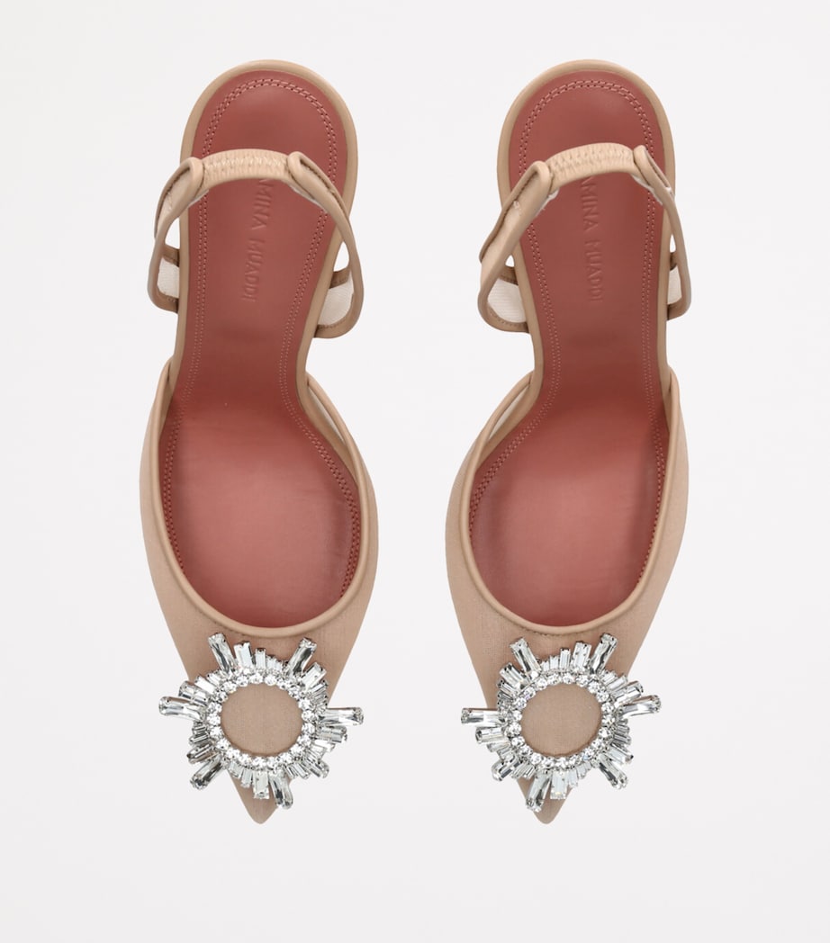 Mesh Begum Slingback Pumps 95 BEIGE Image 4