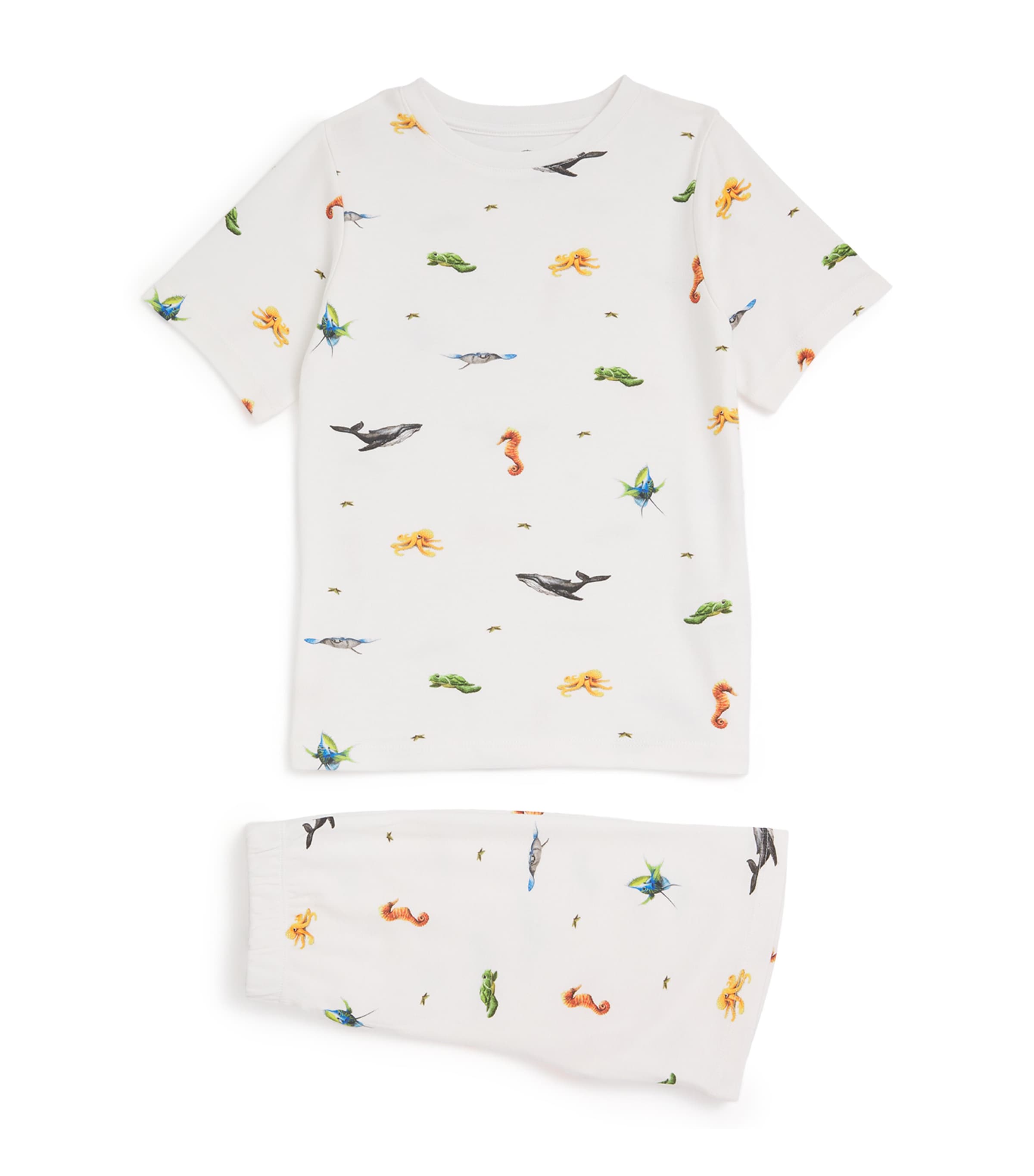 Shop Rosa & Blue Bamboo-cotton Ocean Summer Pyjama Set