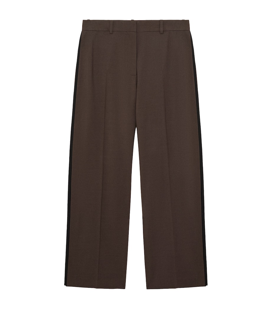 LOEWE Womens Tailored Trousers Brown Image 1
