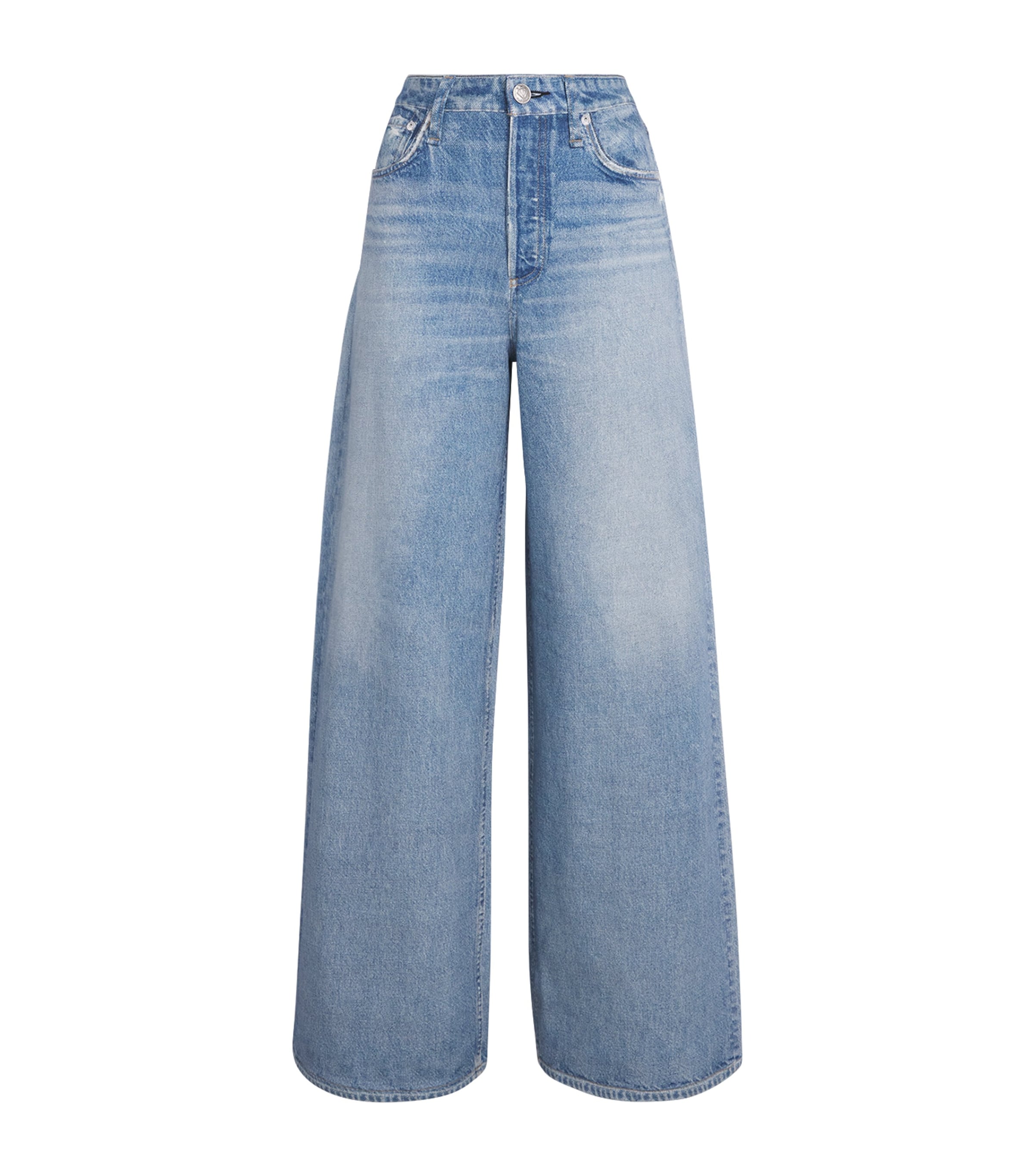 Rag & Bone Miramar Sofie Wide-leg Jeans In Blue