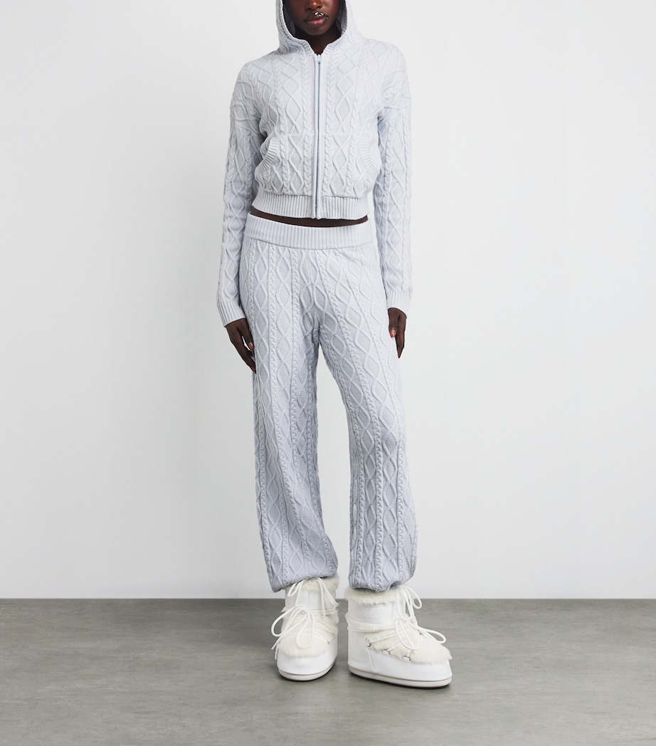 Cable-Knit Snow Bunny Trousers ZEN BLUE Image 2