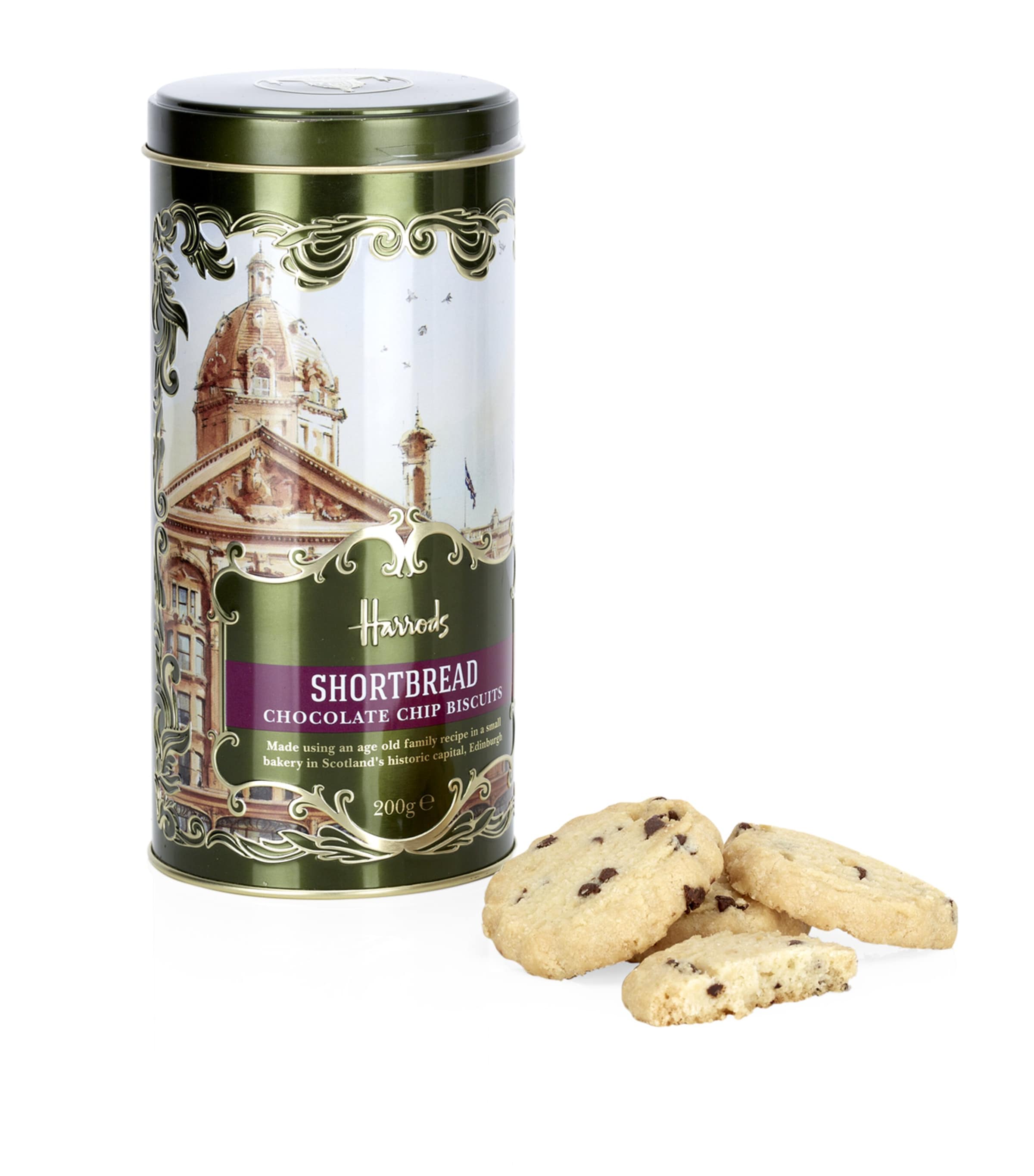Heritage Choc Chip Shortbread Tin (200g) NO COLOUR Image 1