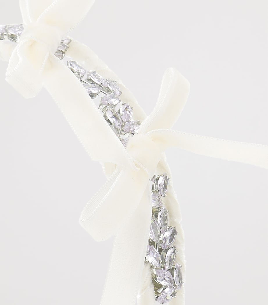 Velvet Embellished Headband PANNA Image 3