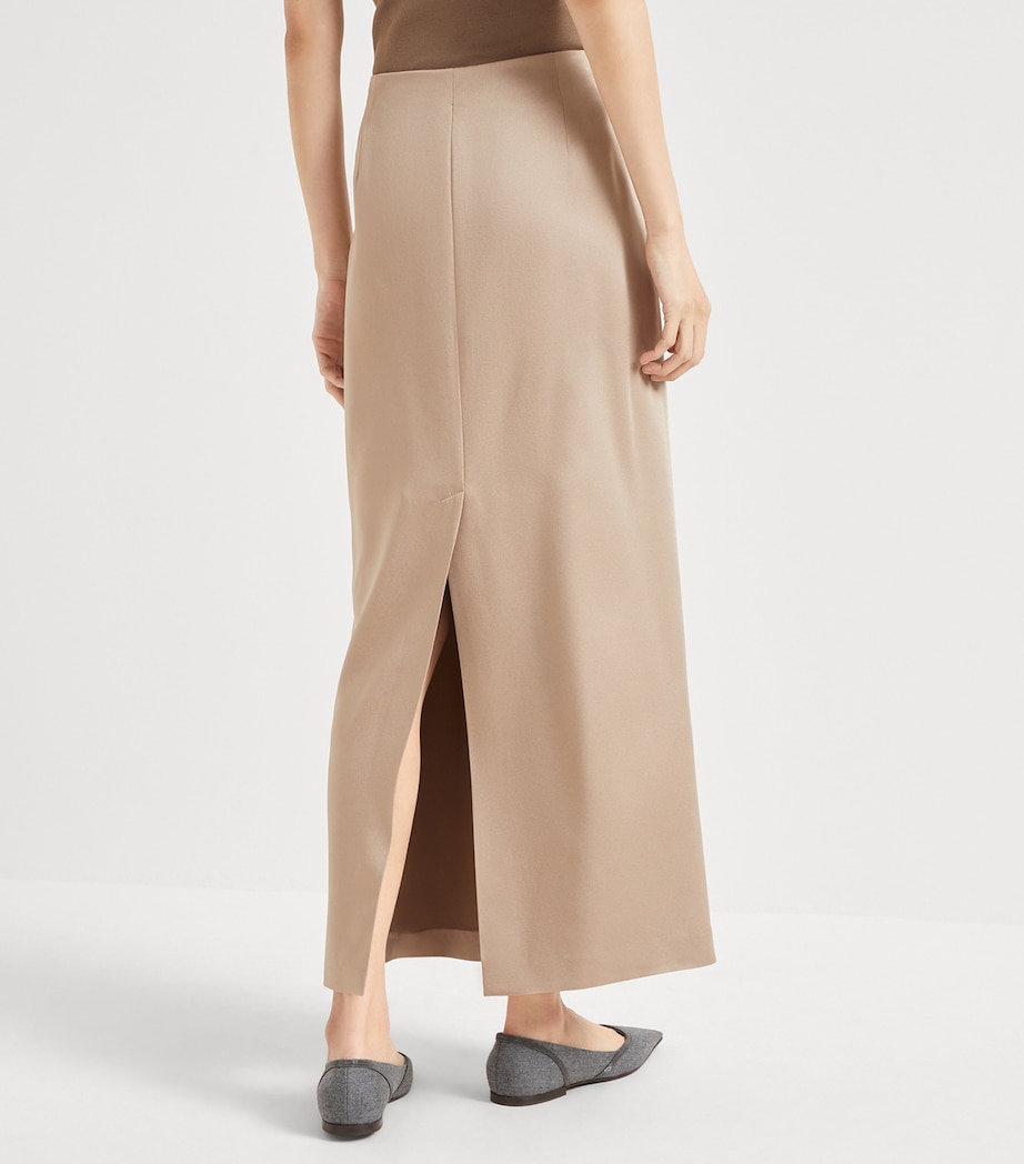 Satin Maxi Skirt C9609 Image 3