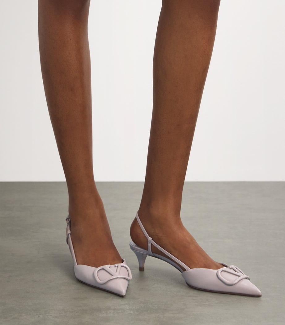 Court Shoe Kitten Heels Vlogo Shoes Valentino Garavani Valentino