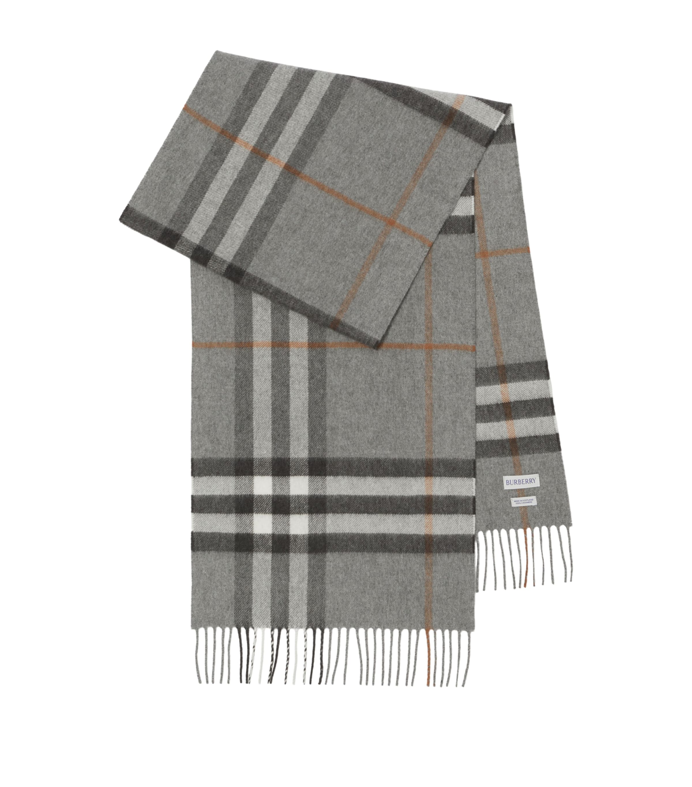 Burberry Cashmere Check Scarf Harrods UK