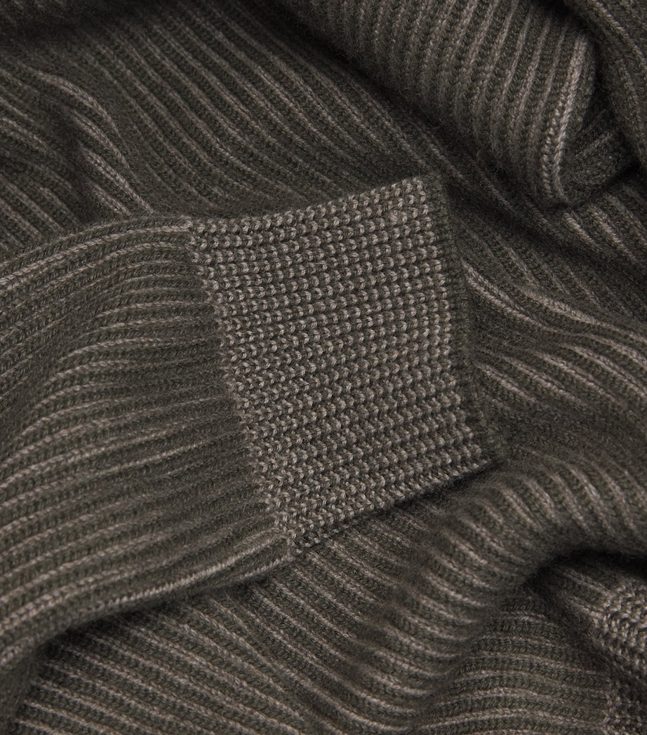 Cashmere Dinghy Rollneck Sweater G11 BOTTLE GREEN Image 5