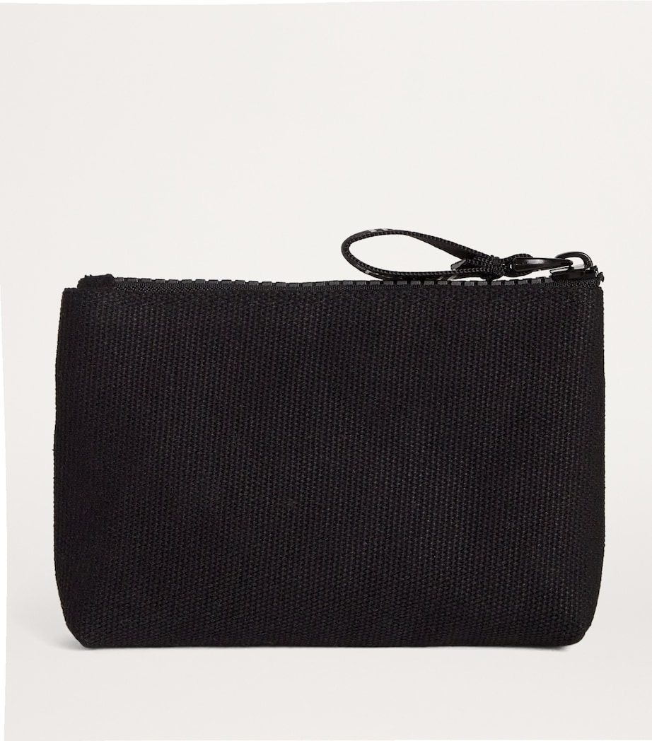 Cotton Logo Coin Purse BLACK Image 2