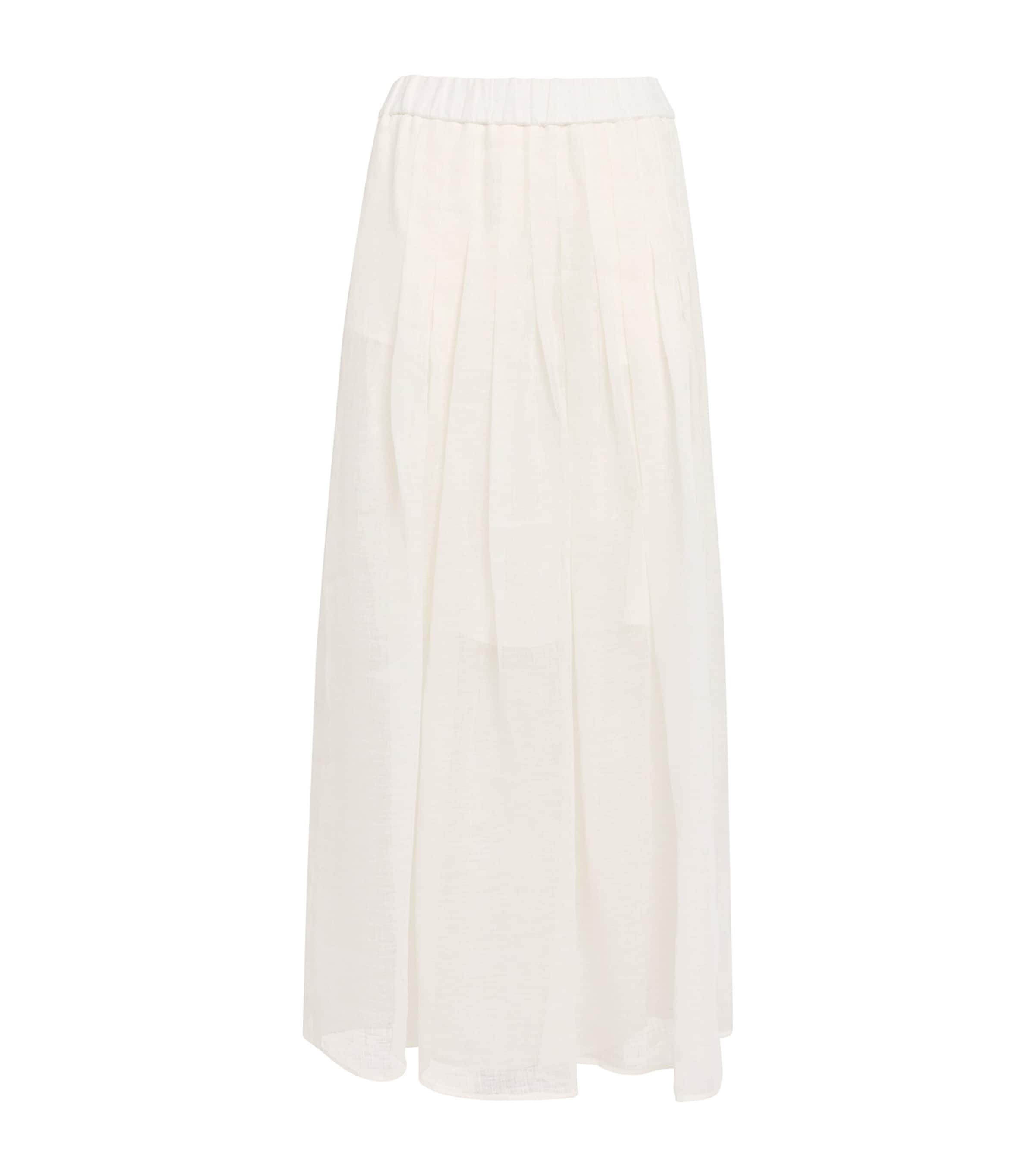 Iris Von Arnim Linen Florie Maxi Skirt