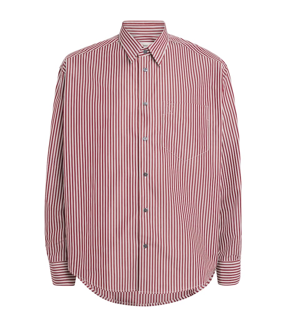 Stripe Ami de Coeur Shirt 693 - CERISE/BLANC/NOIR Image 1