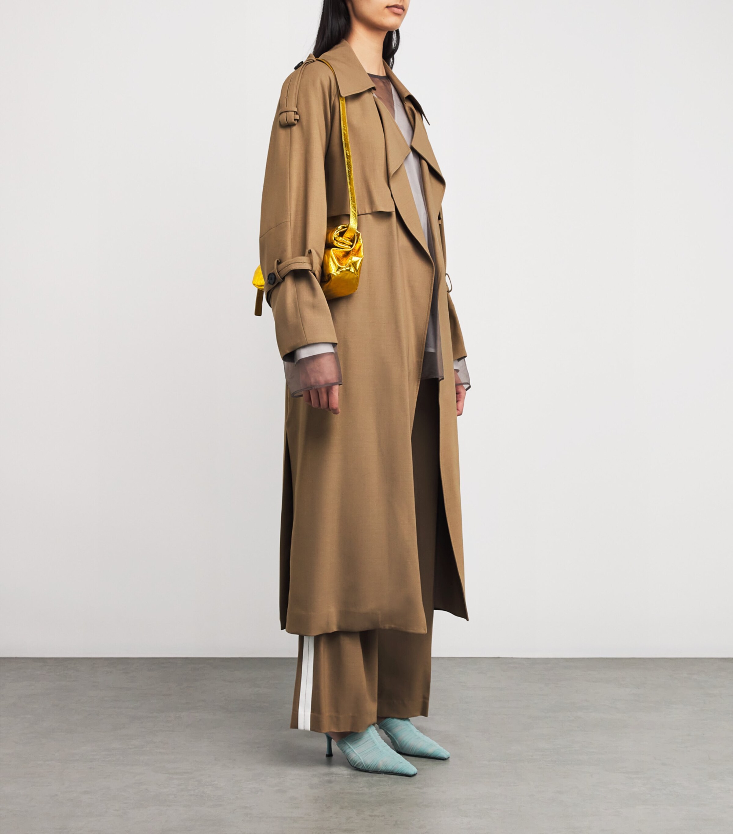 Belted Balsam Trench Coat L80 CAMEL Image 2