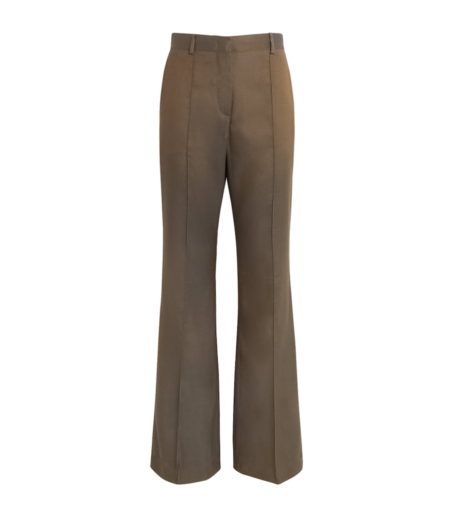 Silk Flared Trousers 7748 Image 1